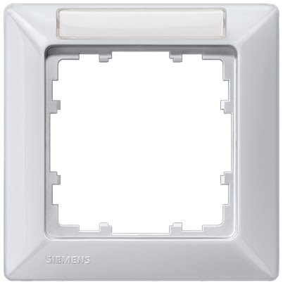 Siemens Aluminium 1 Gang Mounting Plate Thermoplastic Mounting Frame [5TG2551-4]; 610-701