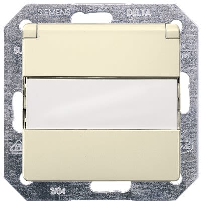 Siemens 5UB19 White Electrical Socket, 16A, Schuko [5UB1902]; 610-731