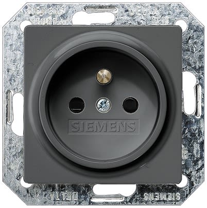 Siemens 5UB19 Electrical Socket, 16A, Schuko [5UB1928]; 610-733