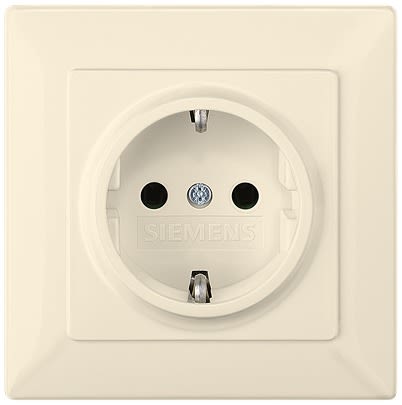 Siemens 5UH10 White Electrical Socket [5UH1098]; 610-737