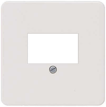Siemens Silver 1 Gang Cover Plate Thermoplastic Cover Plate [5TG1760-2]; 610-743