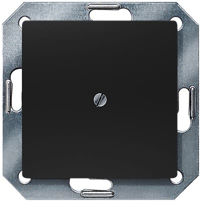 Siemens Black 1 Gang Blank Plate Thermoplastic Blanking Plate [5TG2558-0SB]; 610-751