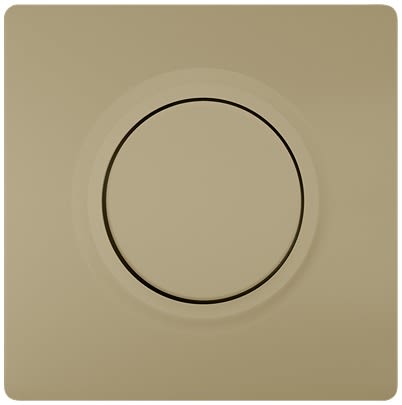 Siemens Gold 1 Gang Cover Plate Thermoplastic Cover Plate [5TC8912-0MG]; 610-755