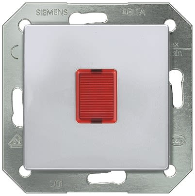Siemens Red, 1 Way, 1 Gang, 5TD28 [5TD2866]; 610-763