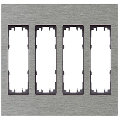 Siemens Aluminium 4 Gang Mounting Plate Aluminium Mounting Frame [5TG1124-0]; 610-768