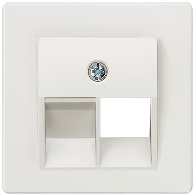 Siemens White 1 Gang Cover Plate Thermoplastic Cover Plate [5TG1210]; 610-771