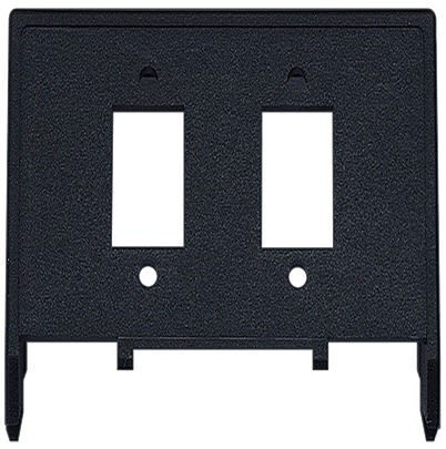 Siemens Black 1 Gang Mounting Plate Thermoplastic Mounting Plate [5TG1914]; 610-794