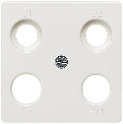 Siemens 5TG25 Series, 4 Way Coaxial Cover Plate [5TG2565]; 610-800