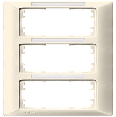 Siemens White 3 Gang Mounting Plate Thermoplastic Mounting Frame [5TG2583-2]; 610-801