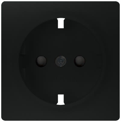 Siemens 5UB15 Black Electrical Socket, 16A, Schuko [5UB1518-0SB01]; 610-830