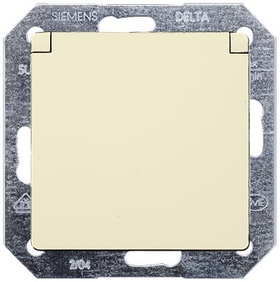Siemens 5UB19 Electrical Socket, 16A, Schuko [5UB1905]; 610-842