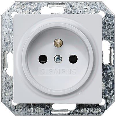 Siemens 5UB19 2 Gang Electrical Socket, 2 Poles, 16A, CEE [5UB1938]; 610-845