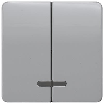 Siemens Silver Rocker Switch, 2 Way, 2 Gang, 5TG79 [5TG7938]; 610-865