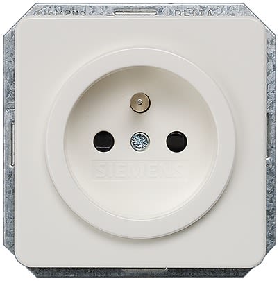 Siemens 5UB13 White Electrical Socket, 16A, CEE [5UB1315]; 610-879