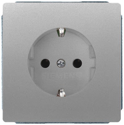 Siemens 5UB1855 Off White Electrical Socket, 16A, Schuko [5UB1855-1]; 610-894