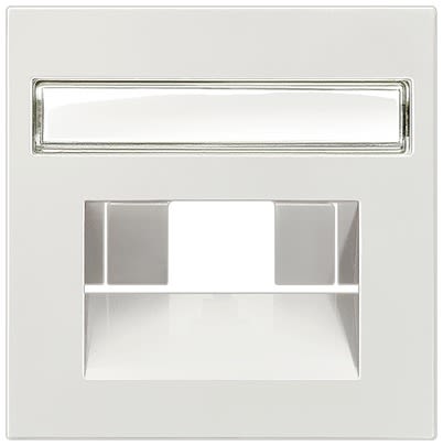 Siemens Silver 1 Gang Cover Plate Thermoplastic Cover Plate [5TG1767]; 610-906