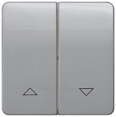 Siemens Silver Rocker Switch, 2 Way, 2 Gang, 5TG79 [5TG7934]; 610-911