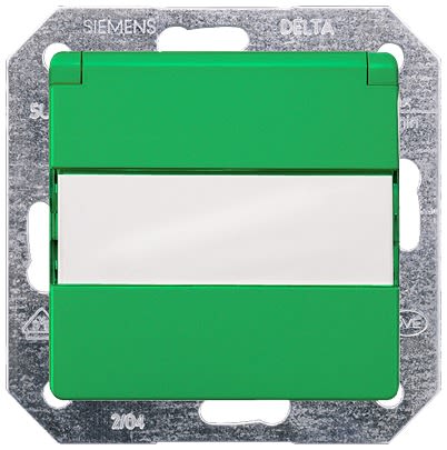 Siemens 5UB19 Green Electrical Socket, 16A, Schuko [5UB1913]; 610-987