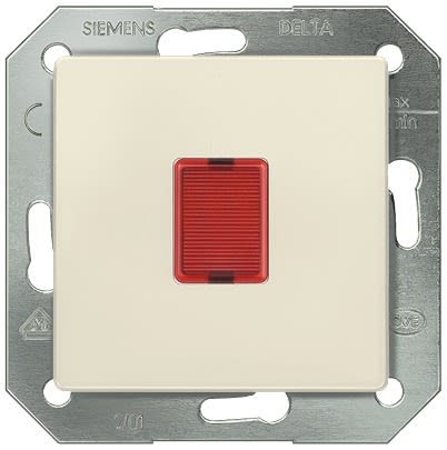 Siemens Red, 1 Way, 1 Gang, 5TD28 [5TD2814]; 611-013