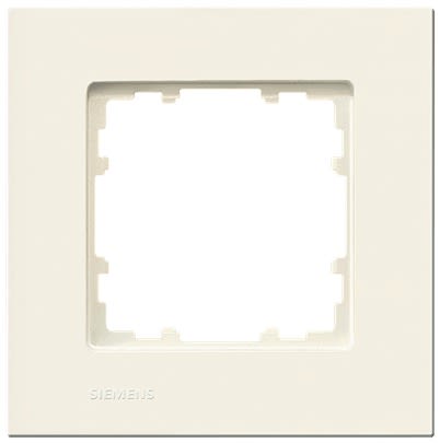Siemens White 1 Gang Mounting Plate Thermoplastic Mounting Frame [5TG1111-3]; 611-014
