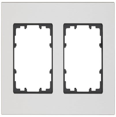 Siemens Aluminium 2 Gang Mounting Plate Aluminium Mounting Frame [5TG1122-0]; 611-016