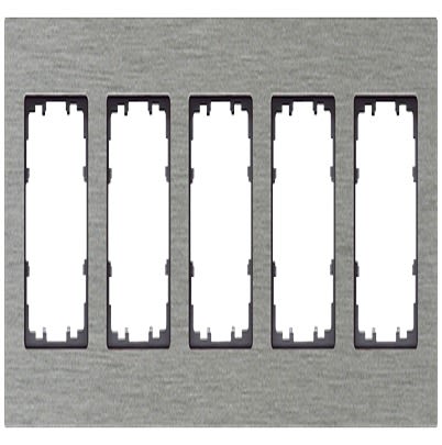 Siemens Aluminium 5 Gang Mounting Plate Aluminium Mounting Frame [5TG1125-0]; 611-018