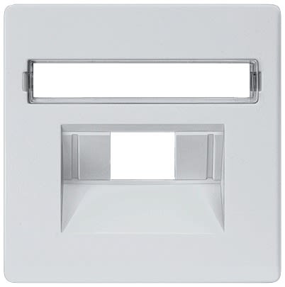 Siemens Aluminium 1 Gang Cover Plate Thermoplastic Cover Plate [5TG1258]; 611-021