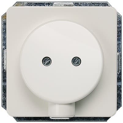 Siemens White 1 Gang Face Plate Thermoplastic Outlet Plate [5TG1807]; 611-029