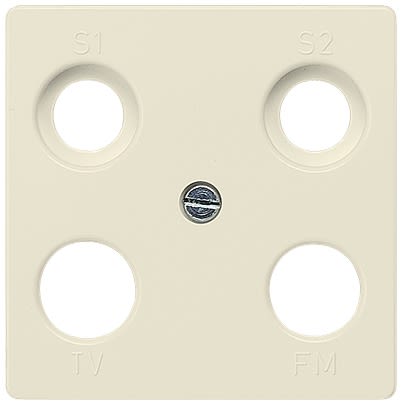 Siemens 5TG25 Series, 4 Way Coaxial Cover Plate [5TG2595]; 611-038