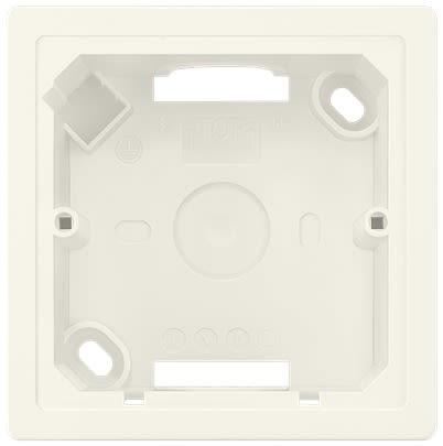 Siemens 5TG28 Off White Gloss Thermoplastic Back Box, IP20,  Surface Mount, 84 x 42.5mm [5TG2863]; 611-040