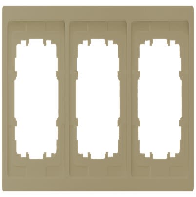 Siemens Gold 3 Gang Mounting Plate Thermoplastic Mounting Frame [5TG1323-0MG]; 611-061