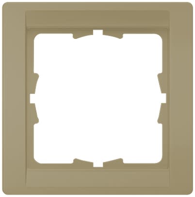Siemens Gold 1 Gang Mounting Plate Thermoplastic Mounting Frame [5TG1326-0MG]; 611-063