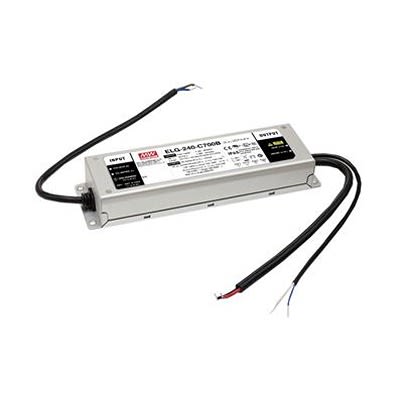 MEAN WELL LED Driver, 120V Output, 240W Output, 2.1A Output, Constant Current Dimmable [ELG-240-C2100AB]; 611-343