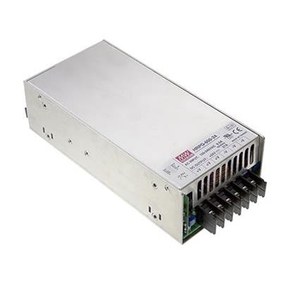 MEAN WELL Switching Power Supply, HRP-600-7.5, 7.5V, 80A, 600W, 1 Output, 85 → 264 V ac/dc, 120 → 370 V [HRP-600-7.5]; 611-347
