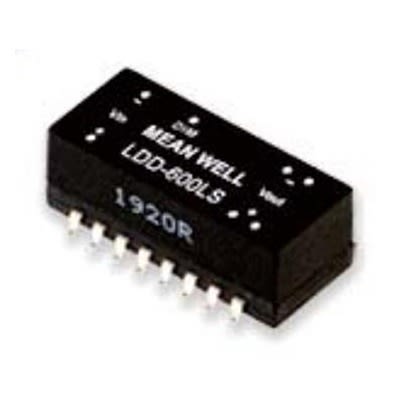 MEAN WELL LED Driver, 2 → 32V Output, 350mA Output, Constant Current Dimmable [LDD-350LS]; 611-394