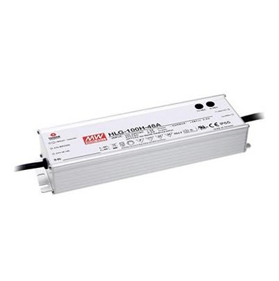 MEAN WELL LED Driver, 36V Output, 100W Output, 2.65A Output, Constant Current / Constant Voltage Dimmable [HLG-100H-36A]; 611-400