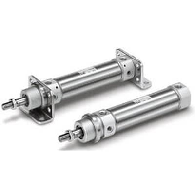 SMC Double Acting Cylinder - CD75E32-28C-B, 32mm Bore, 28mm Stroke, C75 Series Series, Double Acting [CD75E32-28C-B]; 611-520