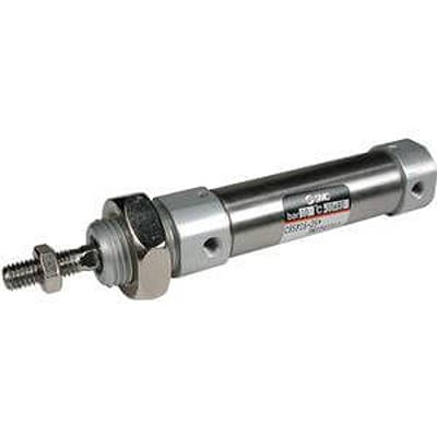 SMC Double Acting Cylinder - CD85N25-100C-A, 25mm Bore, 100mm Stroke, C85 Series Series, Double Acting [CD85N25-100C-A]; 611-529