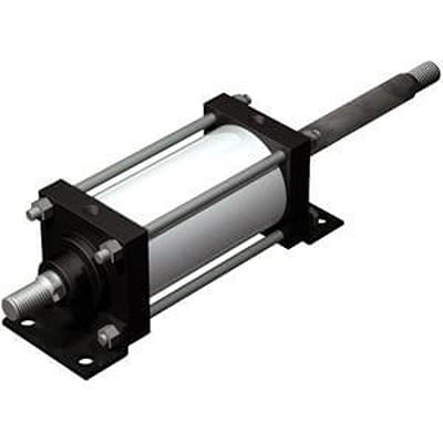 SMC Double Acting Cylinder - CDS1WLN200-700, 200mm Bore, 700mm Stroke, CDS1 Series, Double Acting [CDS1WLN200-700]; 611-551