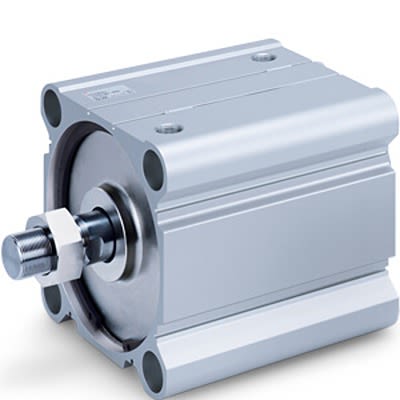 SMC Double Acting Cylinder - CQ2B200TF-20DCZ, 200mm Bore, 20mm Stroke, CQ2 Series, Double Acting [CQ2B200TF-20DCZ]; 611-657