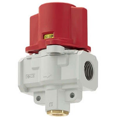 SMC Locking Shut-Off Valve Pneumatic Relay Mechanical Valve VHS20 Series, G 1/4, 1/4in, VHS20-F02A-R [VHS20-F02A-R]; 612-642