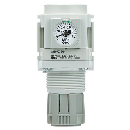 SMC G 1/4 Pneumatic Regulator - 0.02MPa to 0.2MPa, AR20-F02-1N-D [AR20-F02-1N-D]; 612-783