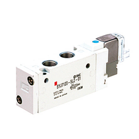 SMC 2 Position Single Pneumatic Solenoid Valve - Solenoid/Solenoid Rc 1/8 SYJ7123 Series 24V dc [SYJ7123-5LOU-01-Q]; 612-901