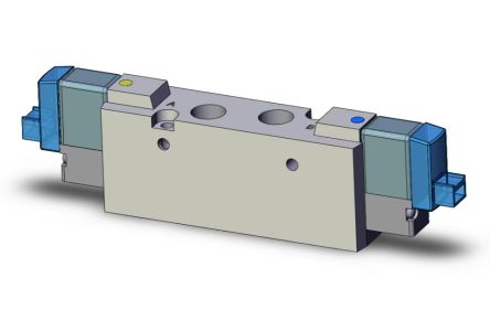 SMC 2 Position Double Pneumatic Solenoid Valve - Solenoid/Solenoid Rc 1/8 SYJ7223 Series 24V dc [SYJ7223-5LOU-01-Q]; 612-902