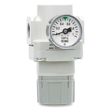 SMC G 3/4 Pneumatic Regulator - 0.05MPa to 0.85MPa, AR40-F06H-D [AR40-F06H-D]; 613-049