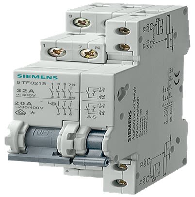 Siemens Fuse Switch Disconnector, 4 Pole, 32A Max Current [5TE8218]; 613-308