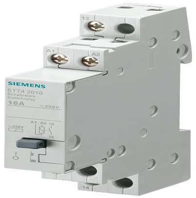 Siemens DIN Rail Power Relay, 230V ac Coil, 16A Switching Current, 4NO [5TT4204-4]; 613-378