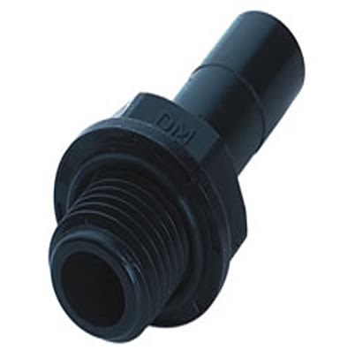 Norgren Pneufit D Series Push-in Fitting, Push In 12 mm to G 3/8, Threaded Connection Style, D02151238 [D02151238]; 613-445