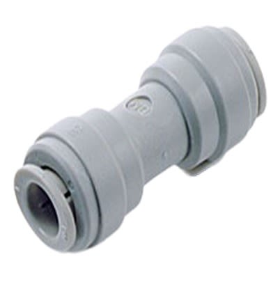 Norgren Pneufit D Series Push-in Fitting, Push In 3/8 in to Push In 3/8 in, Push-in Connection Style, D20200600 [D20200600]; 613-451