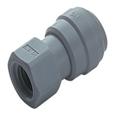 Norgren Pneufit D Series Push-in Fitting, Push In 5/16 in to UBF 7/16-20, Threaded Connection Style, D242D052Y [D242D052Y]; 613-504